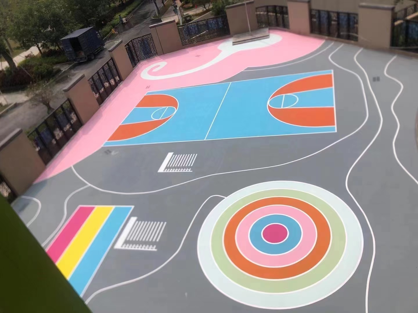 廣東湛江市坡頭區幼兒園EPDM完成 廣東湛江市坡頭區幼兒園EPDM完成